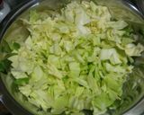 シーフード餅チーズお好み焼き！作り方1写真