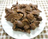 やわらかい豚ハツの醤油麹炒め作り方3写真