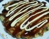 シーフード餅チーズお好み焼き！作り方7写真
