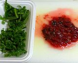 鶏胸肉の梅しそあん炒め作り方1写真