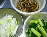つるやわ鶏むねのあとひき↑中華風酢の物作り方1写真