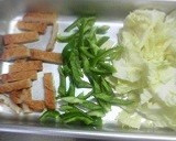 さつま揚げとキャベツの炒め物作り方1写真