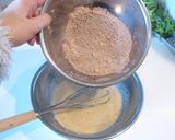 小麦粉でつくるチョコバナナパンケーキ作り方3写真