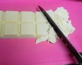幸せの（*^^*）四葉のクローバーチョコ作り方1写真