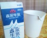 牛乳パック蒸しパン◎病院食アレンジ◎作り方1写真