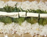 クリームチーズのハム巻き寿司作り方1写真