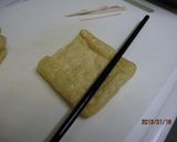 巾着揚げ(鶏ミンチ)の煮物♪作り方2写真