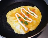 卵1個で作る✿あと乗せマヨの卵焼き作り方5写真