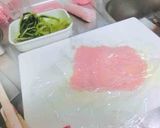 野沢菜の鶏胸肉巻作り方2写真