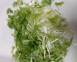 水菜入り卵焼き・かつおぶしのせ作り方2写真