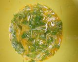 水菜入り卵焼き・かつおぶしのせ作り方4写真