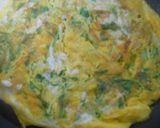 水菜入り卵焼き・かつおぶしのせ作り方6写真