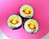 簡単！キャラ弁当☆可愛い♪スマイル巻き♪作り方5写真