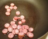 5分で簡単朝食！ソーセージ炒飯作り方3写真