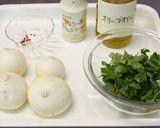 かぶとイタリアンパセリのレモンマリネ作り方1写真