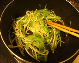 ◇居酒屋風◇水菜ともやしのホットサラダ作り方4写真