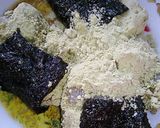 甘いお餅～きな粉餅と胡麻餅を磯辺餅で！！作り方3写真