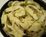 白菜と豚バラの重ね煮～チーズのせ～作り方5写真