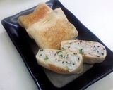～カリッと香ばしい～油揚げご飯詰め焼き作り方3写真