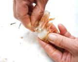 クルマエビとそら豆の豆腐あんかけ作り方2写真