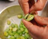 クルマエビとそら豆の豆腐あんかけ作り方5写真