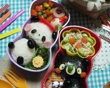 黒豆で簡単☆パンダさんおにぎり作り方8写真