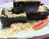 絶品！黒豆と粒あんのゼリー♪きなこ添え♡作り方9写真