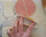 お弁当に✩竹輪のチーハム巻き♪作り方1写真