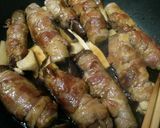 ナス＆エリンギ肉巻き照り焼き★お弁当にも作り方6写真