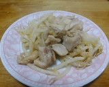 鶏肉ともやしのカレー炒め作り方5写真