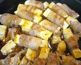 ご飯が進む♪木綿豆腐の☆肉巻き♡照り焼き作り方7写真