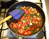 ブリのホイル焼き・トマト＆赤ワインソース作り方5写真
