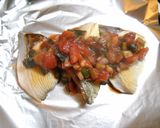 ブリのホイル焼き・トマト＆赤ワインソース作り方6写真