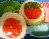 赤鬼さんのお弁当（キャラ弁）作り方1写真