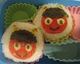 赤鬼さんのお弁当（キャラ弁）作り方2写真