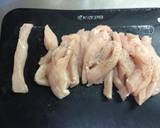 ポン酢でさっぱり、鶏胸肉のチュルチュル作り方2写真