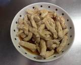 ポン酢でさっぱり、鶏胸肉のチュルチュル作り方6写真
