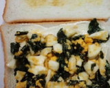 たっぷり海苔と照り焼き風卵のサンド作り方3写真