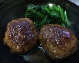 和風ハンバーグ（照り焼きorバター醤油）作り方6写真