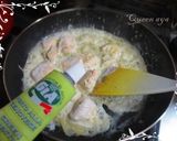 チキンのバジルクリームパスタ☆作り方5写真