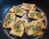 節約おつまみ☆超簡単油揚げの明太ピカタ作り方3写真