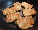 節約おつまみ☆超簡単油揚げの明太ピカタ作り方4写真