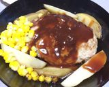 ハンバーグ(ケチャップ&ソース)作り方7写真
