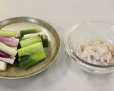 焼き葱といかの柚子味噌ソース作り方2写真