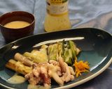 焼き葱といかの柚子味噌ソース作り方6写真
