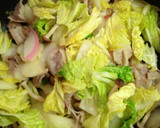 白菜と豚肉のこく旨炒め♪作り方4写真
