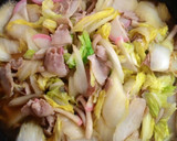 白菜と豚肉のこく旨炒め♪作り方5写真