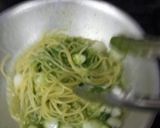 春菊のペーストとジャガイモのパスタ作り方2写真