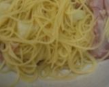 ジャガイモとベーコンのパスタ パン粉がけ作り方2写真
