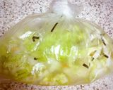 白菜(キャベツ)のゴマ風味お茶漬けあえ♡作り方1写真